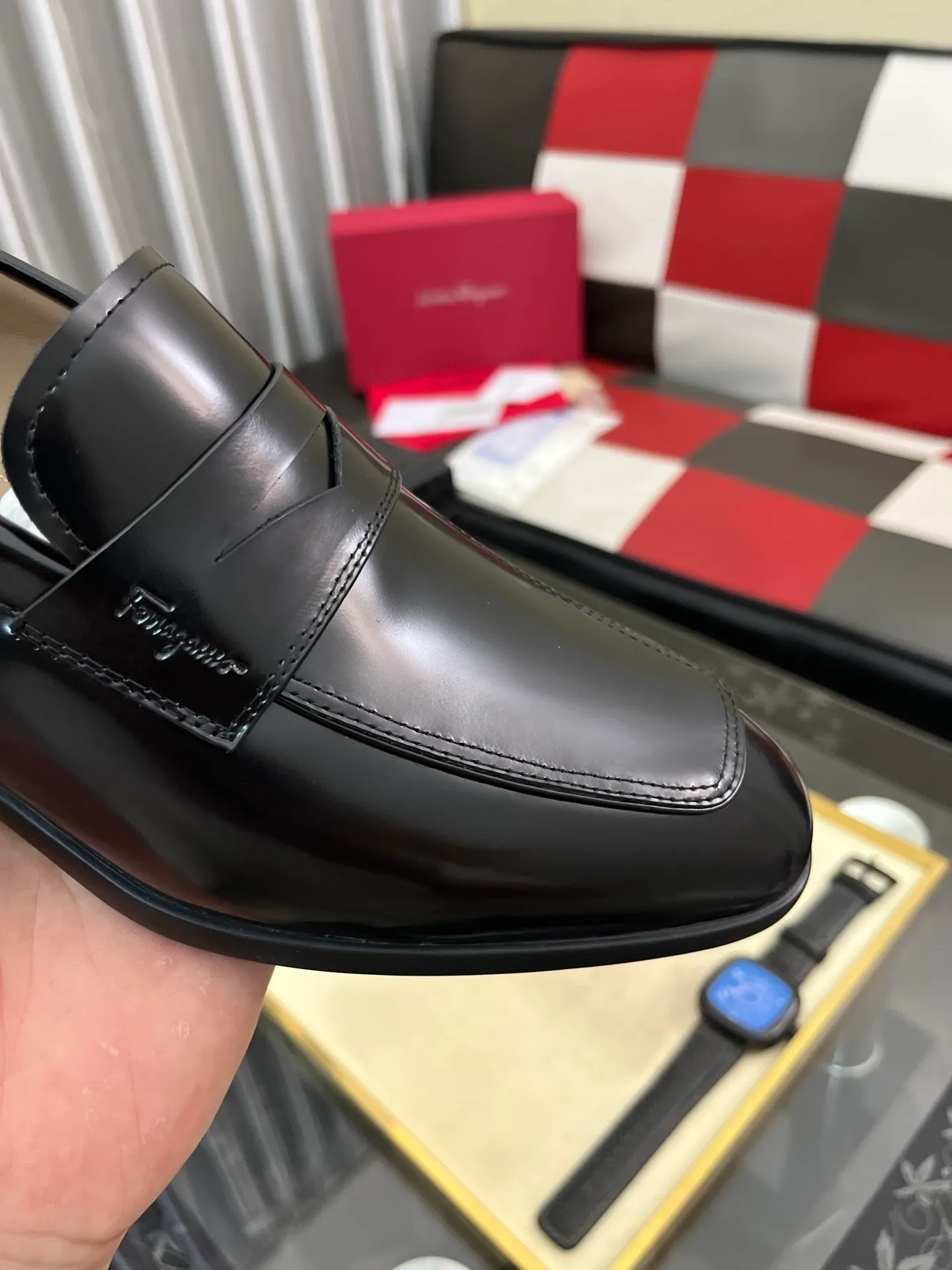 Men's shoes 💰600⌚️⌚️[Salvatore Ferragamo] Ferragamo business leather shoes, 1:1 top purchasing quality, imported selected original calfskin for the uppers, imported original soft water-dyed cowhide for the inner feet, imported original customized Italian handmade lightweight foam outsole, size: 39-44 5️⃣ options available